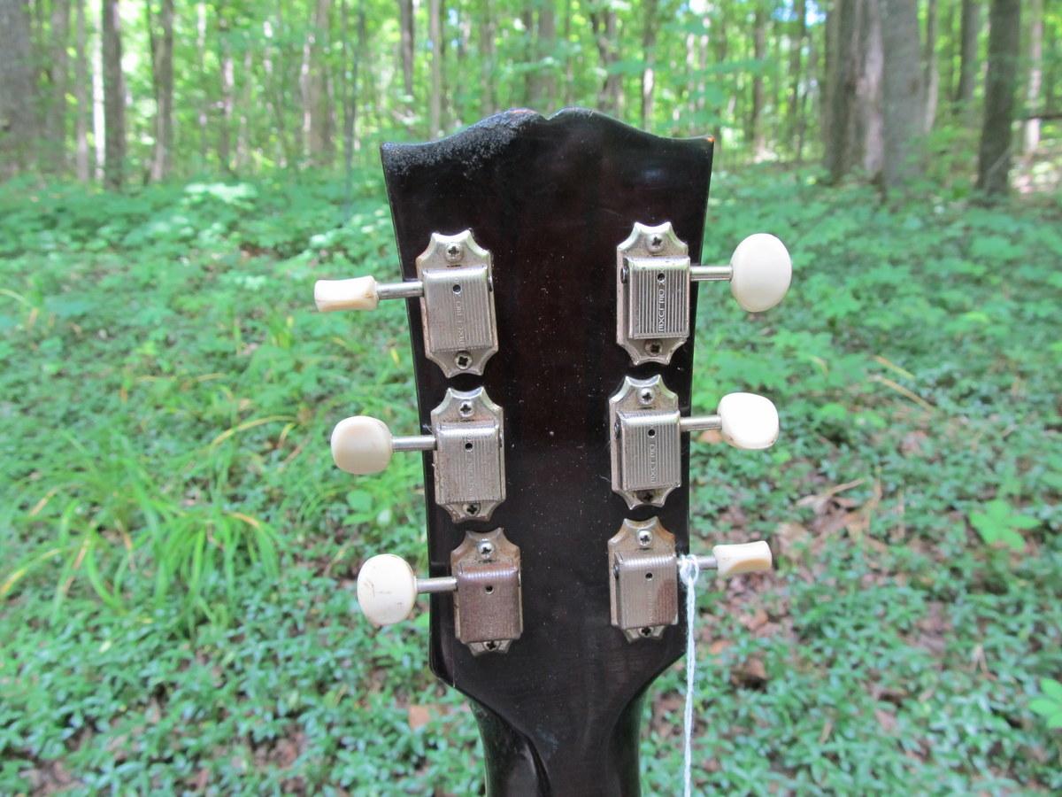 [1952 Gibson SJ Headstock Rear]