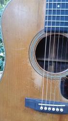 [1952 Martin D-28 more top detail]