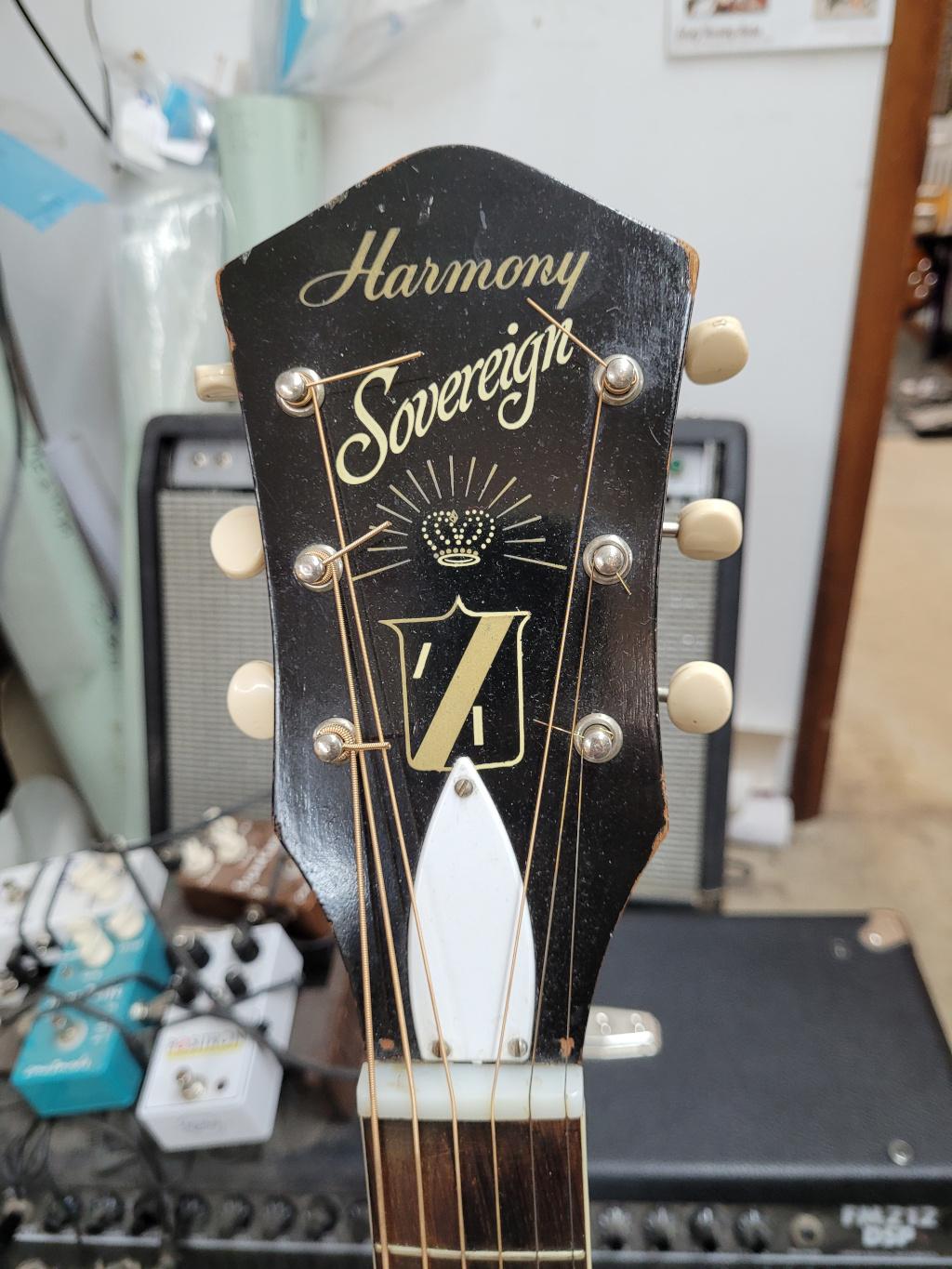 [1964 Harmony Sovereign Headstock]