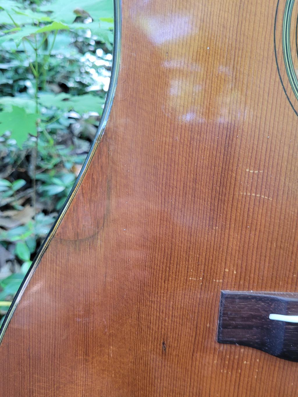 [1948 Martin D-18 top Repair]